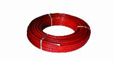 Henco Standard meerlagenbuis glad, �26x3mm, 5 lagen, aluminium, PE-Xc, isolatie 6mm, buis blauw, 50m