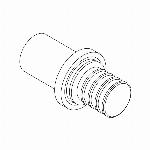 REHAU knel/soldeer overgang RAUTITAN RX+ 20 - L 22