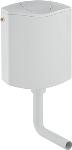 Geberit AP116plus opbouwreservoir, 2-toets spoeling, met toiletblokhouder voor inbouwreservoir: Alpien wit