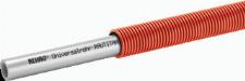 Rehau Rautitan Stabil meerlagenbuis glad, �20x2.9mm, 3 lagen, aluminium, PE, flexibel, buis grijs, 100m, rode mantel 11322201100
