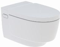 Geberit AquaClean Mera Comfort douchewc m. geurafzuiging m. warme luchtdroging en Ladydouche m. softclose zitting alpien wit 146210111