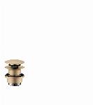 Hansgrohe , Afvoergarnituur / waste set, PO-waste, G1/4", geborsteld brons (voor wastafels met overloop)