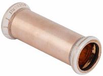 Geberit Mapress, Overschuifsok, recht, 1-delig, koper, met CIIR afdichtring, 15mm x 15mm (persmof x persmof)