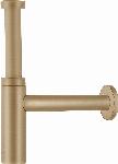 Hansgrohe Flowstar S designsifon, aanpassingsafstand 60-165mm, afstand wand max. 330mm, G 1.1/4", DN32, geborsteld brons