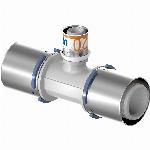 Uponor S-Press Plus PPSU pers composiet T-stuk verlopend 40x25x32mm 1039963