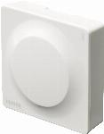 Uponor Smatrix Wave ruimtethermostaat public BM 26.5x80x80mm draadloos bereik max. 30m wit 1086979