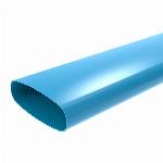 Wavin Ventiza luchtkanaal, ovaal, kunststof, PVC, naadloos, kanaaleind, 235mm, lengte 5 meter, blauw
