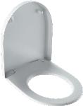 Geberit iCon closetzitting met deksel RVS scharnieren duroplast wit 574120000