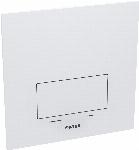 Wisa XS/XF bedieningspaneel DF aluminium 16x16cm mat wit 8050420320