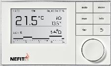 Nefit Moduline 3000 klokthermostaat wit RAL9016 7738112366