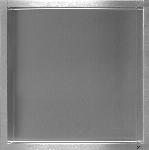 LoooX inbouwnis 300 x 300 mm, 10 cm inbouwdiepte RVS geborsteld BOX30-10