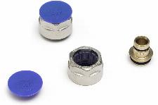 Rehau aansluit koppeling 16 x 2,2mm - 3/4 euroconus 12663521003