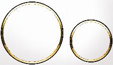 Geberit Sigma 20 bedieningspaneel DF frontbediend 24.6x16.4cm t.b.v. inbouwreservoir 8 en 12cm wit/goud/wit 115882KK1