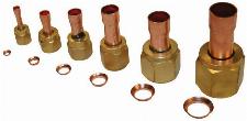 Freddox FA-2, stekadapter, getrompt, 1/4, verpakking � 2 stuks