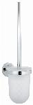 Grohe Essentials closetborstelgarnituur, wandmontage, verchroomd, met inzet, hxbxd 398x94x121mm, chroom