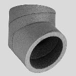 Ubbink Aerfoam geisoleerd HR-WTW diameter 125 Bocht 45 0188262