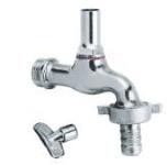 Tapkraan plus slangkoppeling plus sleutel gepolijst chroom 1/2 inch
