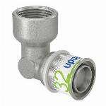 Uponor S-Press Plus pers knie 90� bi.dr. 32mmx1" 1070544