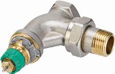 Danfoss Dynamic Valve thermostatische radiatorafsluiter haaks 1/2" instelbaar debiet van 25 - 135 l/h RA-DV 013G7723