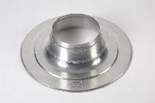 Ubbink ronde plakplaat aluminium doorvoer diameter 200mm plakplaat diameter 495mm hoogte 120mm 0146177