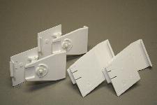 Nefit klem mantelsluiting voor Ecomline toestellen set van 2x links 2x rechts 7099834