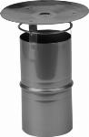 Panflex INOX RVS regenkap 80mm. Gastec QA RVS