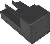 Esdec ClickFit Basic eindkap voor bevestiging van pv paneel hxbxd 36x72x36mm zwart 1003030