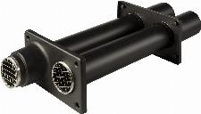 Ubbink muurdoorvoer HR Par PP/PP 80-80 600mm zwart met muurplaten 0185420