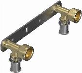 Wavin Tigris M5 rechte beugel met akoestische lekdetectie-fuctie 16x1/2" lengte 153mm 4478916122