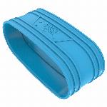 Wavin Ventiza lijmmof, PVC, 195 mm, blauw