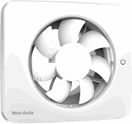 Vent-Axia Slimme ventilator met geurdetectie, Svensa, 19dB(A), 140m/u, touch-screen, App gestuurd, incl. adapter en designfont