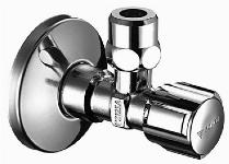 Schell Comfort hoekstopkraan met rozet 1/2"x10mm met comfort greep met ASAG-easy chroom 049170695