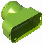 Ubbink Air Excellent luchtverdeelsysteem AE55sc Adapter ten behoeve van  luchtverdeelkast 0188555