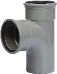 Solar pvc manchet t-stuk 90� 110x110mm mof-spie, grijs