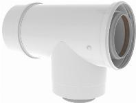 Burgerhout t stuk concentrisch PP 80/125 met deksel Twinsafe wit 410084816