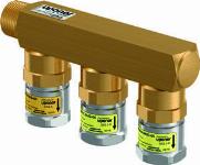 Uponor MLC-G gas veiligheidsverdeler 2 groeps 3/4" 1086826