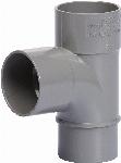 Solar pvc lijm t-stuk 87,3� 32x32m mof-spie, grijs