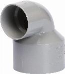 Solar Plus fitting, bocht, pvc, aansluiting 1: 75mm lijmmof, aansluiting 2: 50mm
