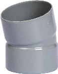 Solar Plus fitting, bocht, pvc, aansluiting 1: 110mm lijmmof, aansluiting 2: 110mm
