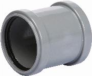 Solar Plus fitting, recht, pvc, aansluiting 1: 110mm aansluiting 2: 110mm