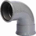Solar Plus fitting, bocht, pvc, aansluiting 1: 110mm aansluiting 2: 110mm