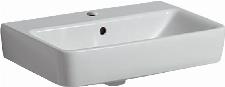 Geberit Renova Compact wastafel compact m. kraangat m. overloop 55x37x17cm wit 226155000