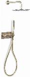 Blue Label Brondby regendouche douchesysteem 25cm goud incl. inbouwdeel FK-003-H-BB