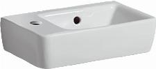Geberit Renova Compact fontein compact m. kraangat links m. overloop 40x25x15cm wit 276240000