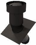 Ubbink Ventus Dakdoorvoer 15-55� 180/200 zwart 0169880