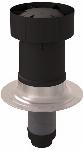 Ubbink Ventus Dakdoorvoer 0� 150-160 zwart 0169886