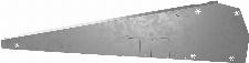 Esdec FlatFix Fusion, winddeflector rechts, voor plak dak, horizontaal, staal, bxl module 272x1126mm 1007225