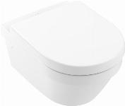 Villeroy & Boch Architectura combipack, wandcloset 53cm directflush met closetzitting SC/QR wit 4694HR01
