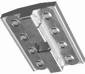 Esdec middenklem met vereffening voor bevestiging van pv paneel, staal, hxbxd 10x40x30mm