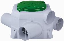 Solar Woonhuisventilator OZEO-E ECOWATT II 400x400x271mm RF, met draadloze afstandsbediening 5209660100